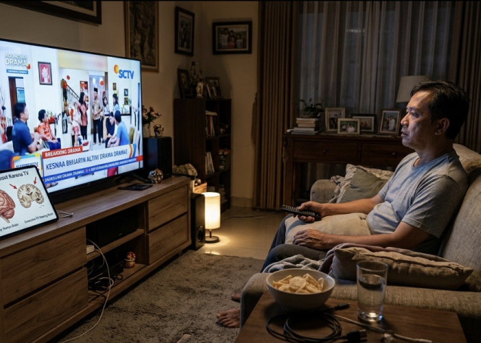 Bukan Cuma Bikin Malas, Terlalu Sering Nonton TV Ternyata Menggerogoti Massa Otak