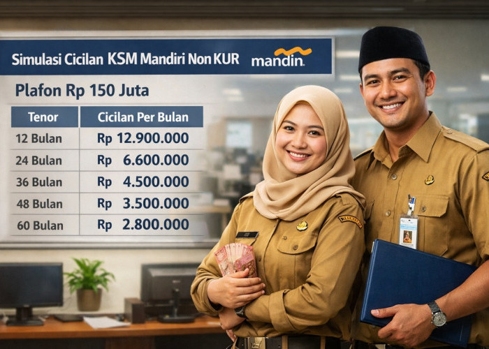 Bank Mandiri Buka KSM Non KUR Februari 2026, PNS PPPK Bisa Ajukan Pinjaman Plafon Rp150 JutaTanpa Agunan