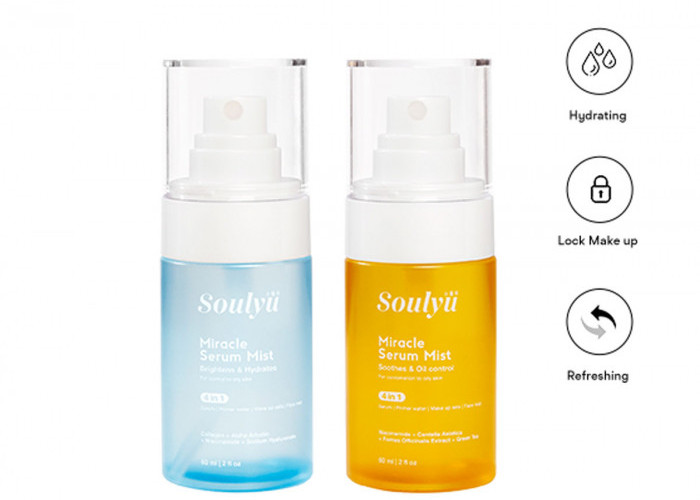 Soulyu Miracle Serum Mist: Inovasi Multifungsi untuk Kulit Cantik dan Sehat Sepanjang Hari
