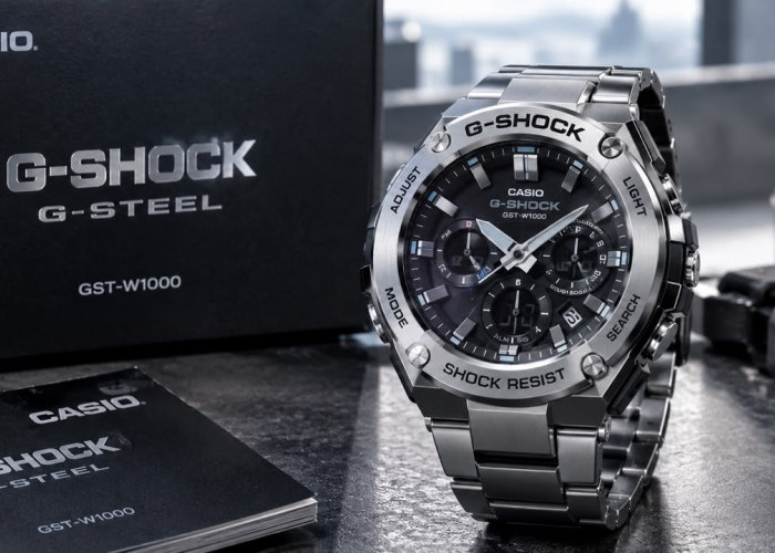 Casio G-Shock GST-W1000 Resmi Diperkenalkan, Bawa Desain Metal Premium