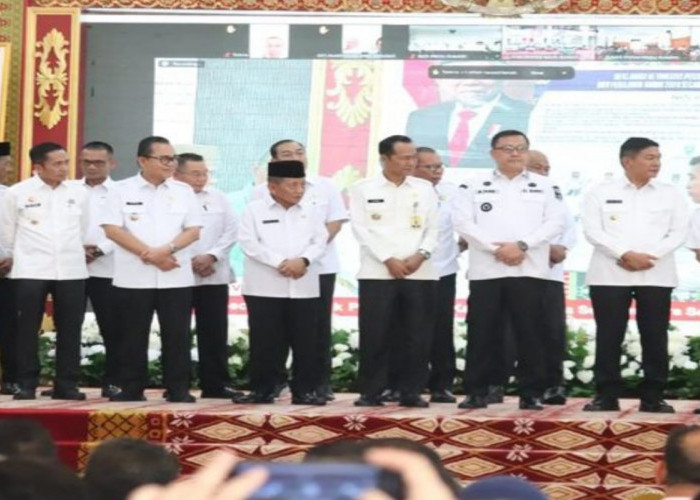 PJ Bupati Banyuasin dan ASN Sumatera Selatan Tanda Tangani Deklarasi Netralitas Pemilu 2024, Begini Katanya! 