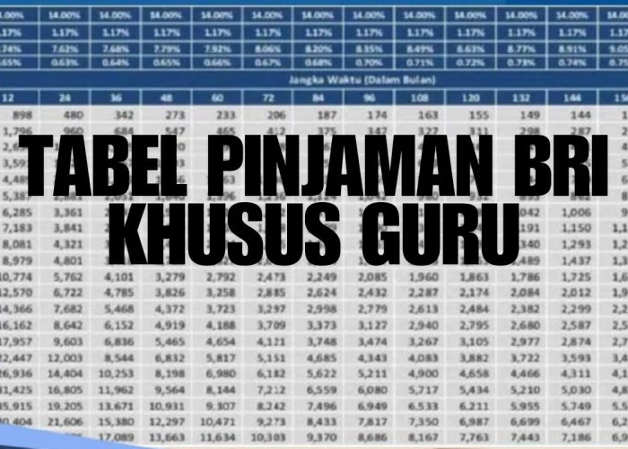 Cair Cepat! Pinjaman BRI Rp200 Juta ke Atas untuk Guru Tanpa Jaminan