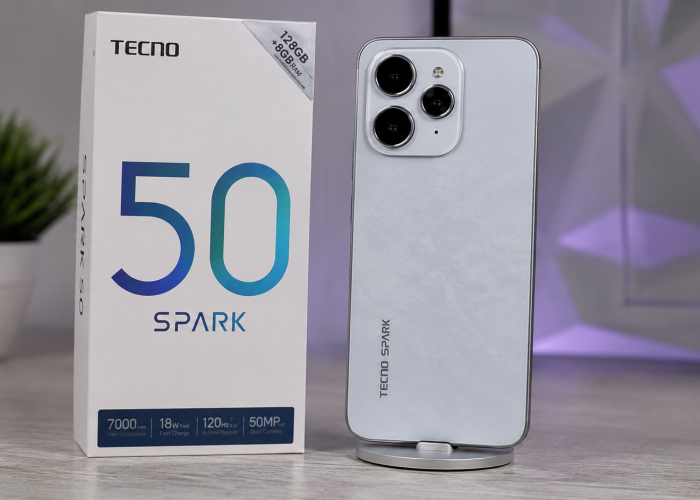 Kenali TECNO SPARK 50, Smartphone 7.000 mAh untuk Aktivitas Harian
