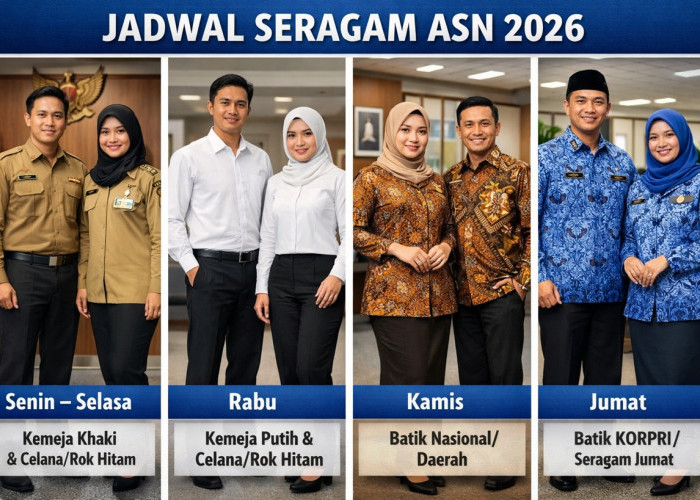 Daftar Seragam Wajib PNS PPPK Penuh Waktu dan Paruh Waktu 2026