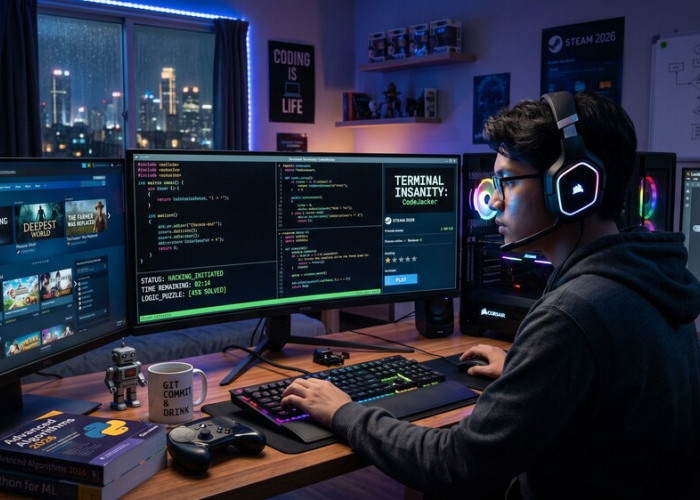 Ngoding Tapi Seru? Ini Deretan Game Coding Steam 2026 yang Wajib Kamu Coba!