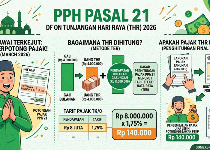 Kenapa THR 2026 Dipotong Pajak? Ini Penjelasan Lengkap PPh 21 yang Wajib Dipahami Karyawan