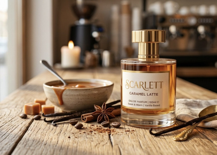 Lebih dari Sekadar Parfum: Mengapa Scarlett Caramel Latte Jadi Favorit Baru Pencinta Aroma Gourmand