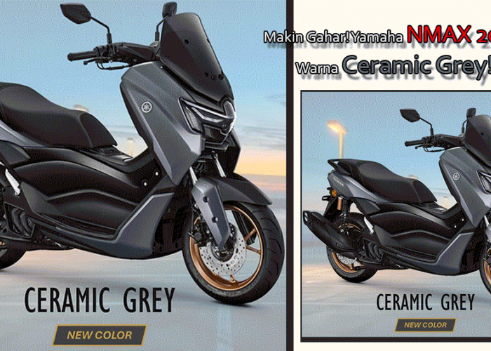 Makin Gahar! Yamaha NMAX 2026 Warna Ceramic Grey Resmi Meluncur, Aura Sultan Makin Kental