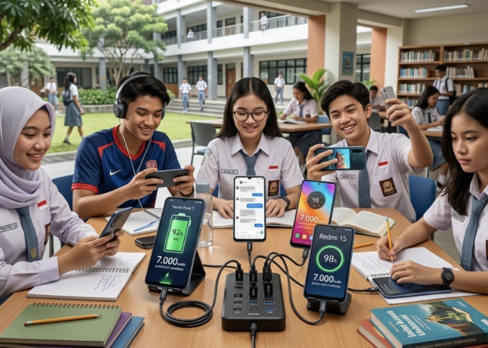 Era Baterai Monster: 5 Rekomendasi HP 7.000 mAh Fast Charging untuk Pelajar Aktif