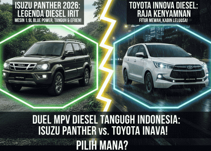 Isuzu Panther 2026 vs Toyota Innova Diesel: Duel MPV Diesel Tangguh, Pilih Legenda Irit atau Raja Kenyamanan?
