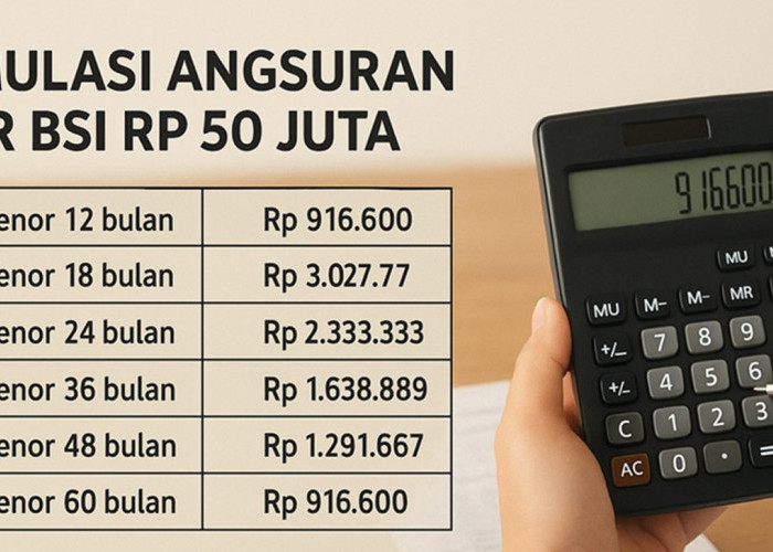 Pinjaman KUR BSI Rp 50 Juta Tanpa Agunan, Ini Syarat, Proses, dan Simulasi Angsurannya