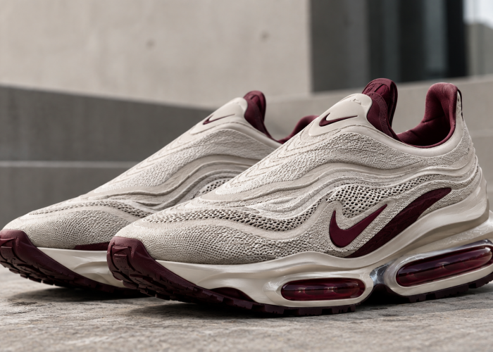 Nike Air Max 1000 Stone/Burgundy Crush Resmi Meluncur, Bawa Teknologi Sepatu 3D Printing.