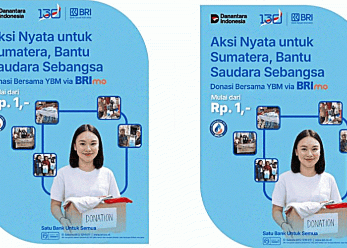 Donasi Korban Bencana Sumatera Kini Semakin Mudah, Cukup Lewat Aplikasi BRImo