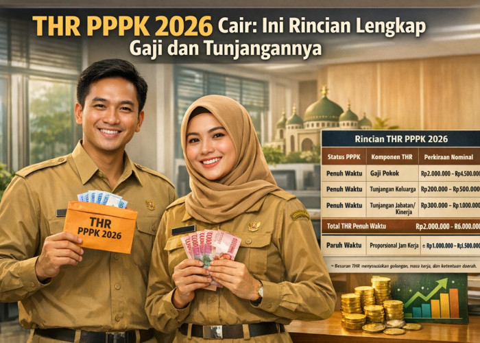 Rincian THR PPPK 2026 Berdasarkan Golongan: Skema, Dasar Hukum, dan Besaran yang Diterima