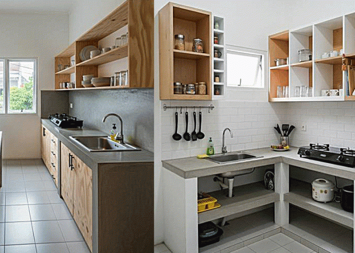 Rumah Tipe 36/45 Jadi Terasa Luas! Inspirasi Dapur Minimalis Kecil yang Tampak Mahal dan Fungsional