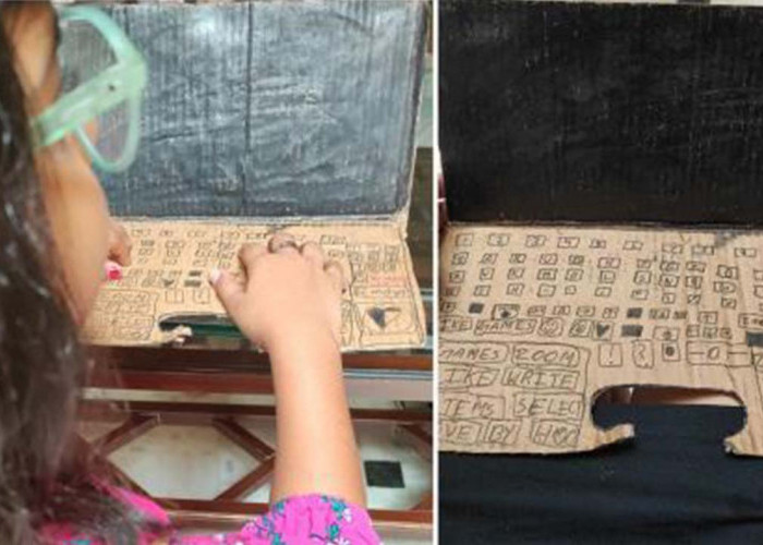 Wah Anak Kecil Ciptakan Laptop Kardus dalam 3 Jam! Ini Nih Kreatif
