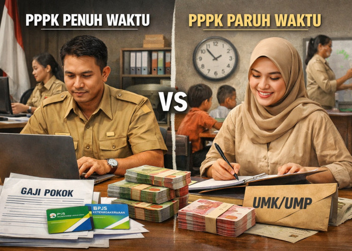 Perbedaan Skema Gaji PPPK Paruh Waktu dan Penuh Waktu, Ini Rinciannya