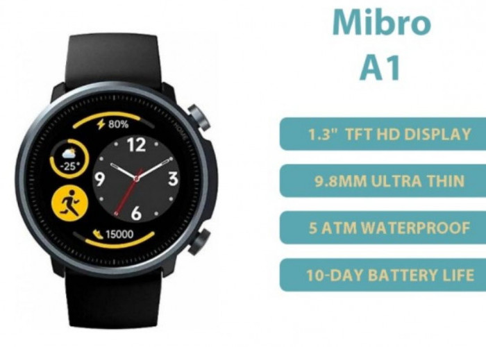 Mengagumkan Lho! Inilah Xiaomi Smart Watch Mibro Watch A1: Fitur Kesehatan Terbaru Monitor Jantung & SpO2