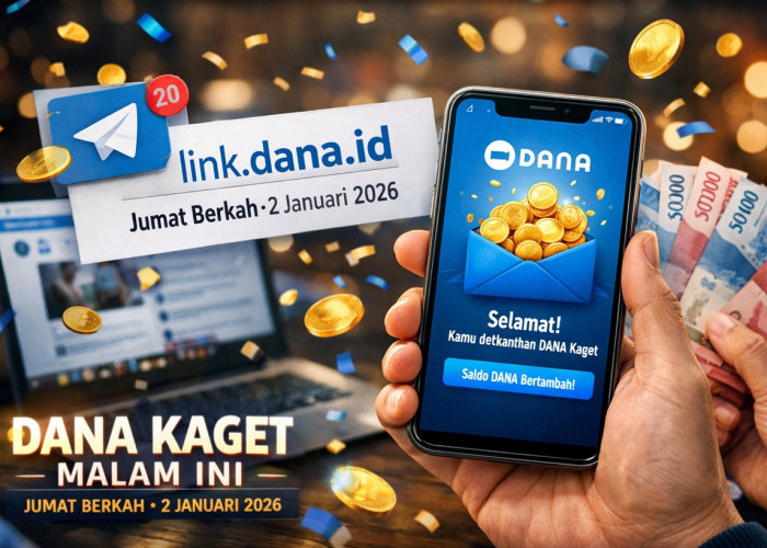 DANA Kaget Malam Ini! Link Saldo Gratis Jumat Berkah 2 Januari 2026 Diburu Warganet