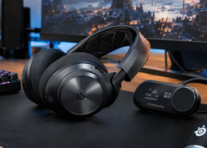 SteelSeries Arctis Nova Pro, Headset Gaming Premium dengan Audio Hi-Res dan GameDAC Gen 2