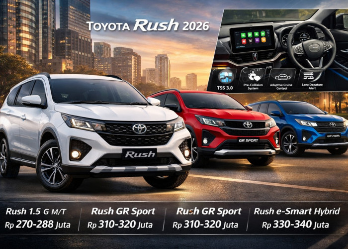Lengkap! Daftar Harga Toyota Rush 2026 dari G hingga Hybrid