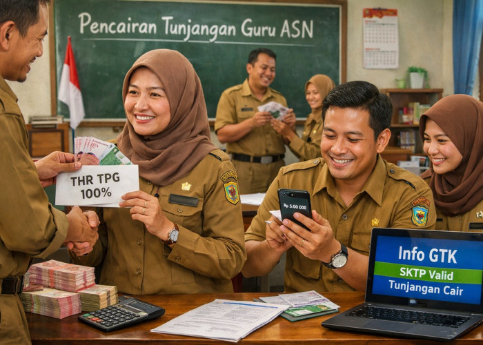THR TPG 100 Persen Mulai Cair, Ratusan Daerah Salurkan ke Rekening Guru ASN
