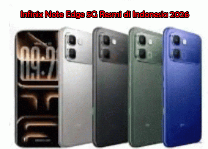Infinix Note Edge 5G Resmi di Indonesia 2026: HP Super Tipis, Baterai 6500 mAh, Layar AMOLED 120Hz Rp3 Jutaan!