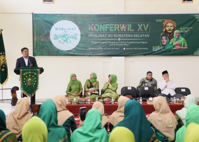 Gubernur Sumsel Ingatkan Pentingnya Musyawarah dalam Konferensi Wilayah Muslimat NU