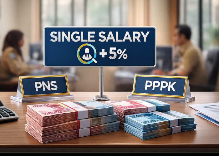 Perbandingan Penghasilan PNS dan P3K Jika Skema Single Salary Berlaku