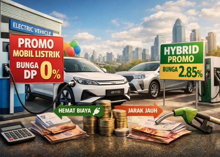 Promo Kredit Mobil Listrik vs Hybrid Maret 2026: Bunga 0% Menggoda, Mana Lebih Hemat untuk Dompet?
