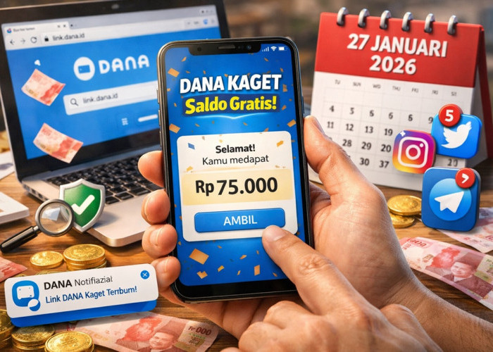 DANA Kaget 27 Januari 2026 Masih Jadi Incaran Pengguna Dompet Digital