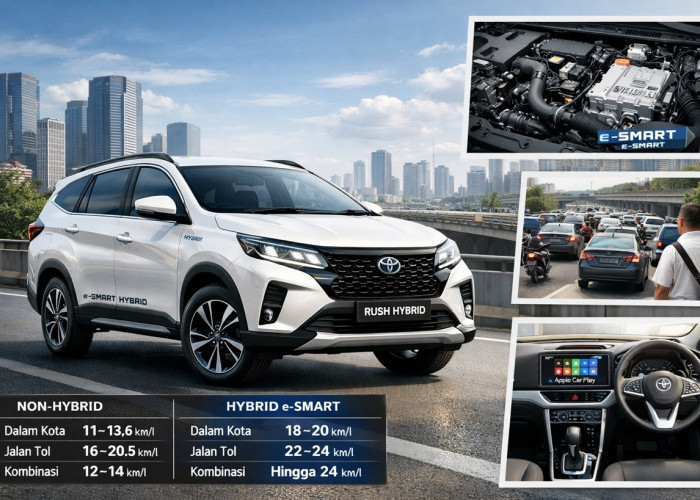 Toyota Rush 2026 Hybrid e-Smart Makin Irit, Cocok untuk Mobilitas Tinggi di Perkotaan