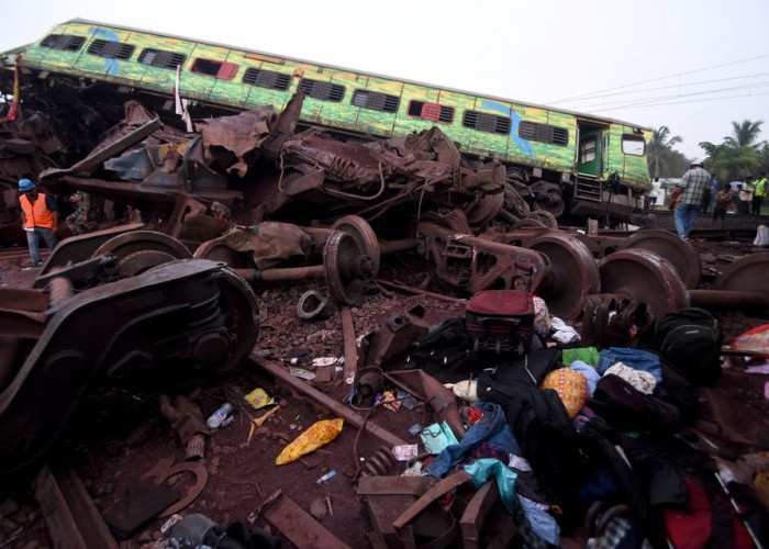 261 Orang Tewas Sejarah Terparah Kecelakaan Kereta Api India