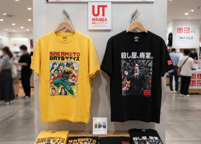 UNIQLO Hadirkan Sakamoto Days T-Shirt dalam Koleksi SHUEISHA 100th