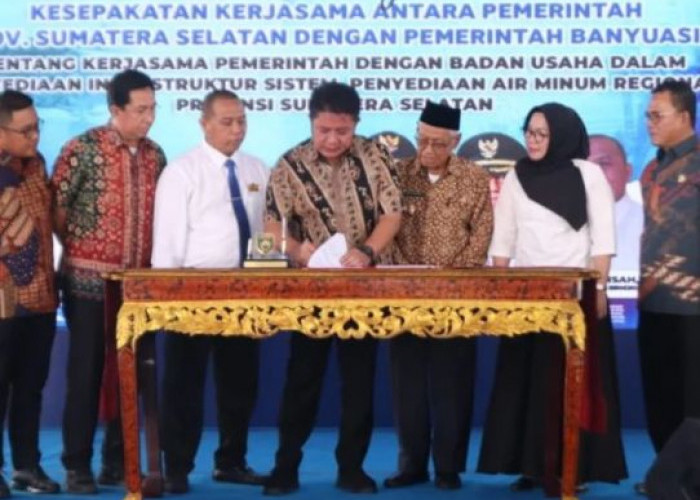 Sinergi Gubernur dan Wakil Bupati Banyuasin Dorong Air Bersih Berkualitas 