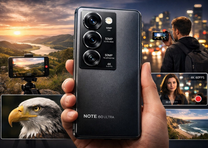 Kamera Triple 50MP Infinix Note 60 Ultra: Spesifikasi Tinggi, Ambisi Besar di Segmen Menengah