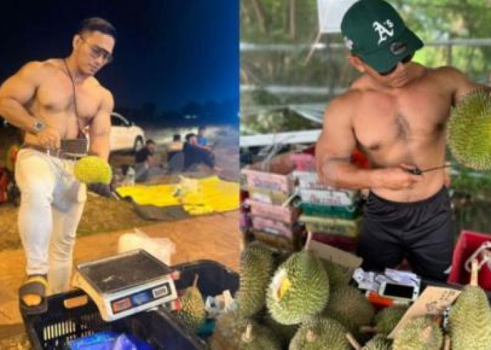 Heboh! Penjual Durian Tak memakai Baju, Netizen pun salah Fokus