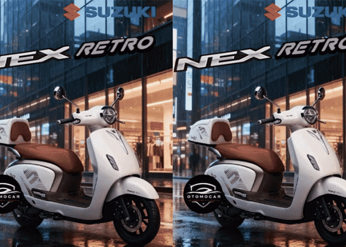 ​Suzuki Nex Retro Lumi Skuter Matik Paling Stylish dan Irit! Paduan Gaya Klasik, Modern, dan Mesin Raja BBM