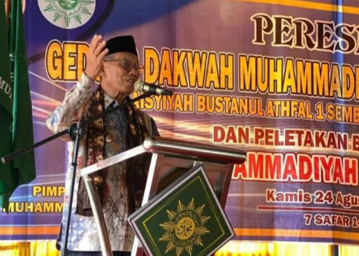 Wabup Slamet : Gedung Dakwah Muhammadiyah, Pusat Cahaya Kebaikan di Desa Pulau Punjung Banyuasin