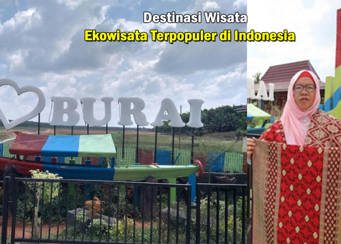 Desa Burai! Destinasi Wisata Ekowisata Terpopuler di Indonesia, Wahana Warung Apung Sampai Water Sport Disini!