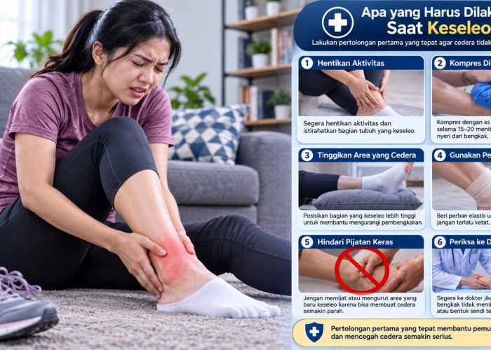 Kaki Keseleo Jangan Langsung Dipijat, Ini Langkah Pertamanya!