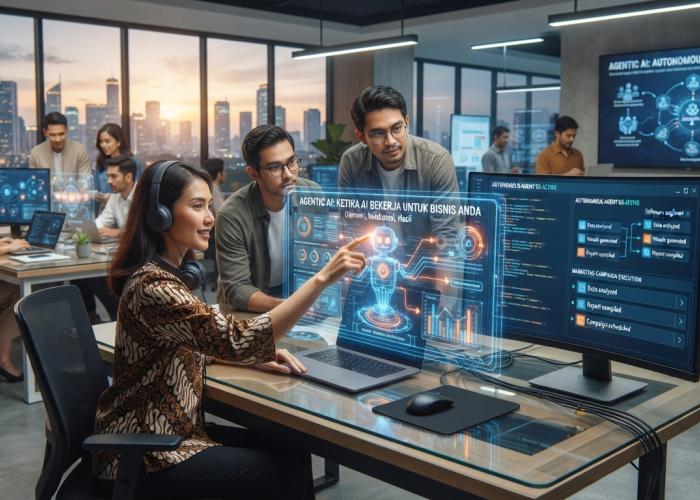 Agentic AI: Ketika AI Tidak Hanya Menjawab, Tapi Juga Bekerja untuk Bisnis Kamu