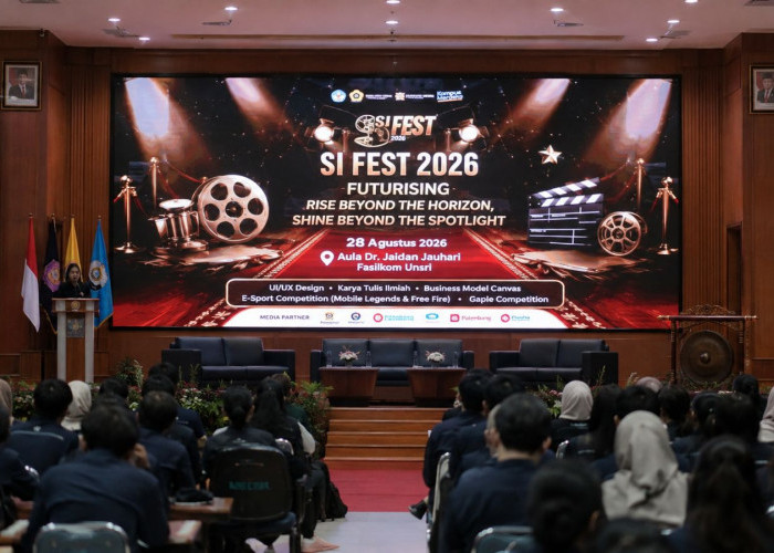 Fasilkom Universitas Sriwijaya Hadirkan SI FEST 2026 dengan Konsep Hollywood Classic