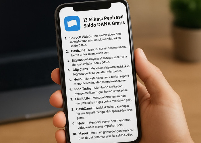 13 Aplikasi Penghasil Saldo DANA Gratis, Bisa Cair Rabu 26 November 2025