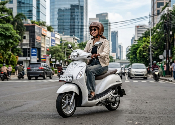 Skuter Klasik Modern: Yamaha Grand Filano Tebar Pesona di Jalanan