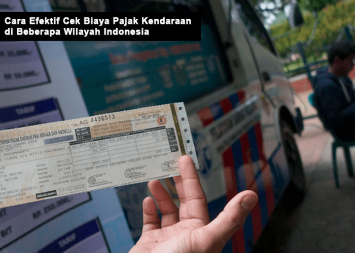Tertarik? Ini Dia Cara Efektif Cek Biaya Pajak Kendaraan di Beberapa Wilayah Indonesia, Simak Langkahnya!