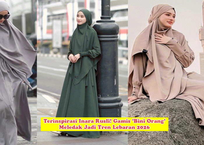 Terinspirasi Inara Rusli! Gamis 'Bini Orang' Meledak Jadi Tren Lebaran 2026, Tanah Abang Diserbu Pembeli