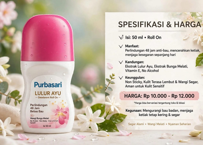 Perlindungan Ketiak Segar Bebas Bau: Membedah Spesifikasi dan Harga Deodorant Roll On Purbasari Lulur Ayu
