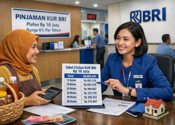 Lengkap! Tabel Cicilan Pinjaman KUR BRI Rp10 Juta Berlaku Desember 2025