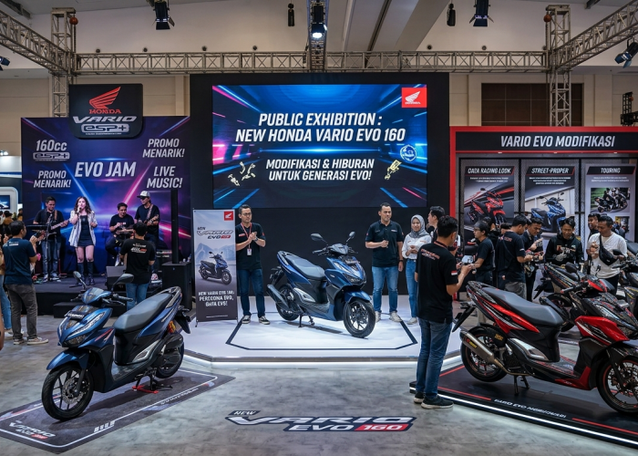 Banjir Promo dan Musik Hits: Public Exhibition New Honda Vario Evo 160 Resmi Digelar